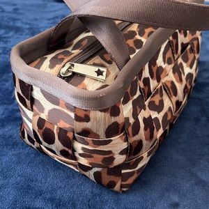 HARVEYS CHEETAH SEATBELT HANDBAG
